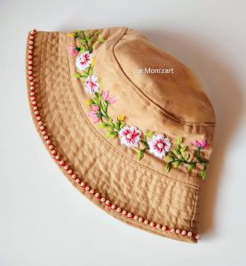 Mens Classic Hand Embroidered Hat