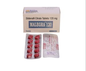 Malegra 120 mg Sildenafil Citrate Tablets