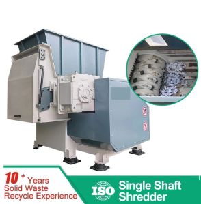 single shaft shredder for plastic pyrolisis process