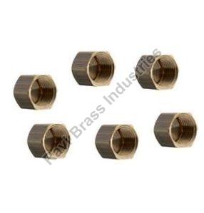 Round Plain Brass Caps, For Fittings, Color : Golden