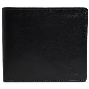 kara men black bifold sleek genuine leather wallets