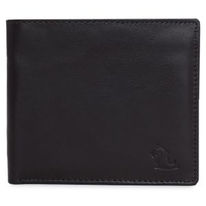 KARA Men\'s Brown Bifold Wallets - Sleek Genuine Leather Wallet for Men with 6 Card Holder Slot