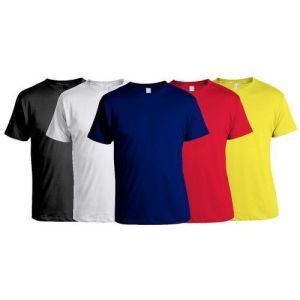 Unisex Plain Polyester T Shirt
