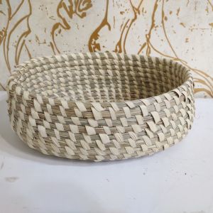 Oval Deep Wooden Basket