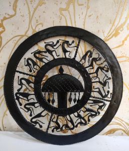 Round Wrought Iron Wall Hanging