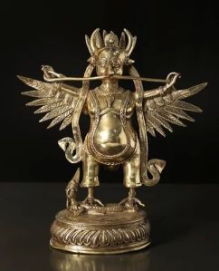 Tribal Garuda Brass Statue