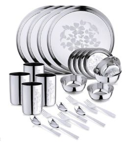 24 Pieces Stainless Steel Dinner Set