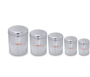 Stainless Steel Storage Container with Steel Lid