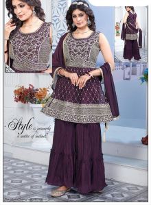 A 24 Georgette Sharara Suit