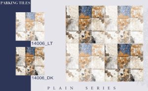 14006 Plain Series Ceramic Parking Tiles