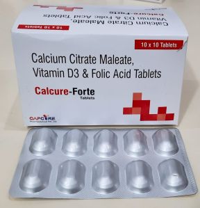 calcium citrate malate vitamin d3 folic acid tablets