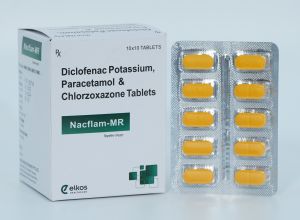 Diclofenac Potassium, Paracetamol &amp; Chlorzoxazone Tablets