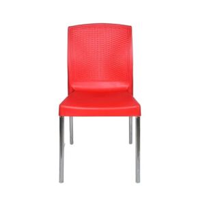 Red PVC Cafe Chair