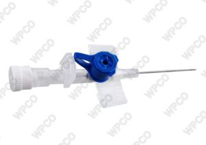 IV CANNULA WITH INJECTION PORT AND WINGS GAUGE - 14