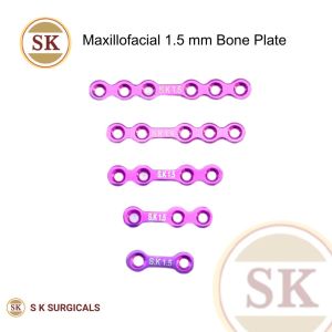 Oral Maxillofacial 1.5 Mm Titanium Mini Bone Plates (with Gap)