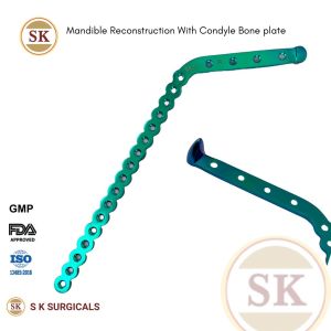 Oral Maxillofacial Mandible Reconstruction with Condyle Bone Plate