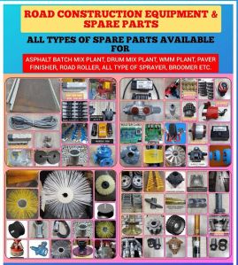 Spare Parts For Road Construction  Equipments