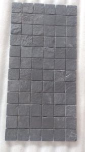 Himachal Black Slate Stone Mosaic
