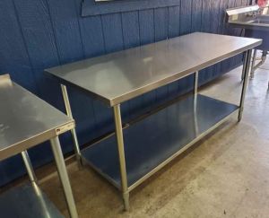 industrial steel tables