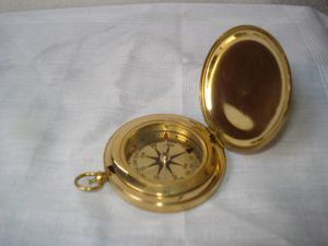 Antique Finish Nautical Compass