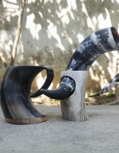 Handmade Viking Drinking Horn Mugs