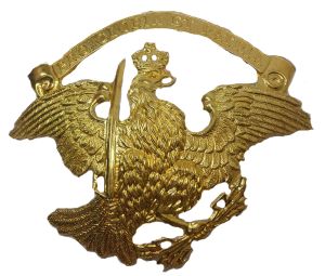 Pickelhaube Brass Wappen Badge
