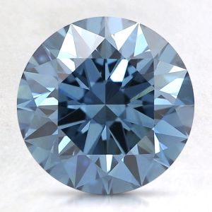 1.00 CARAT LOOSE FANCY DEEP BLUE ROUND LAB CREATED ALL TYPES JEWELLRY DIAMOND