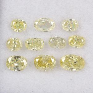 NATURAL YELLOW COLOR OVAL SHAPE DIAMOND ENGAGAMENT WOMEN AND GIRLS GIFT JEWELLERY SET DIAMOND