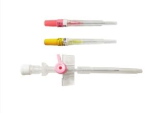 IV Cannula Without Wings and Injection Port