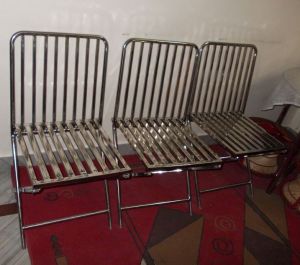 stainless steel chair