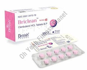 British Pharma Clenbuterol HCL 40 mcg Tablet