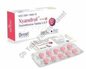 British Pharma Oxymetholone 50mg Tablets