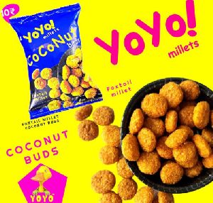 yoyo coconut buds foxtail millet sweet pops snacks