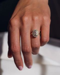 Oval Shaped Lab Grown Diamond Ring