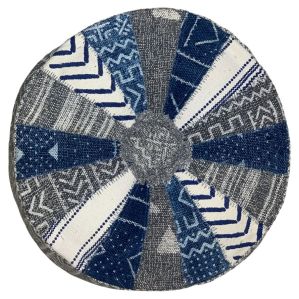 Small Size Recycled Fiber Round Pouf