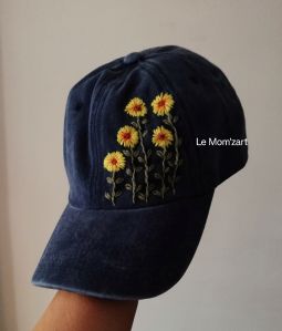 Men Hand Embroidered Caps