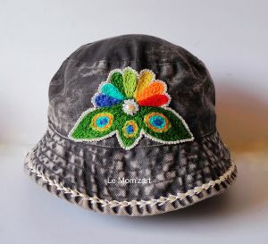 Men Hand Embroidered Hats