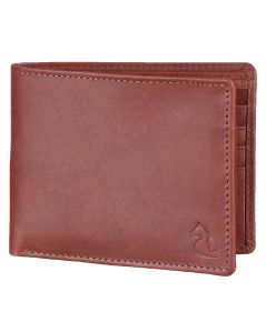kara men cherry genuine leather wallet