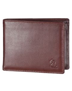 KARA Tan Bifold Genuine Leather Wallet for Men - Men\'s Wallet