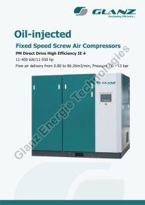 Oil Injected Fixed Speed Screw Air Compressor