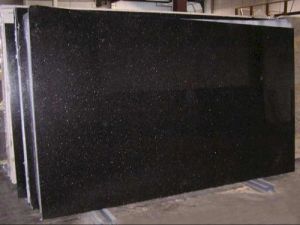 Premium Black Galaxy Granite Slab