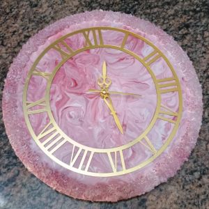 personalized resin wall clock