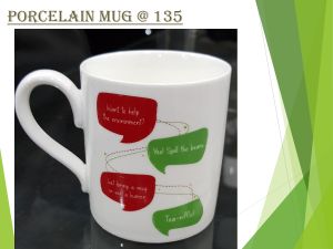 Printed Porcelain Coffee Mug