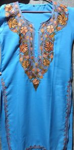 Kashmiri embroidery kurtis