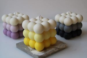 Bubble Shape scented candles