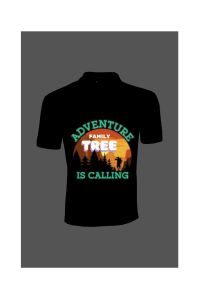 calling black t-shirt