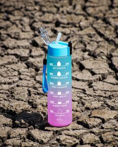 1000ml motivational water bottle