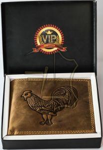E-300 Mens Cow Hunter Leather Wallet