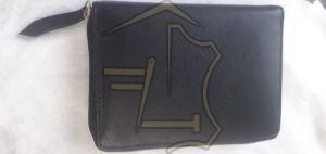 Mens Round Zip Leather Wallet