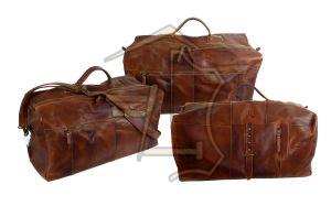 Vintage leather Duffel bags